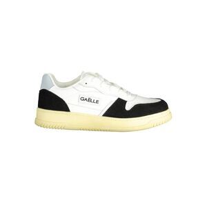 Gaelle Paris White Polyurethane Men Men's Sneaker